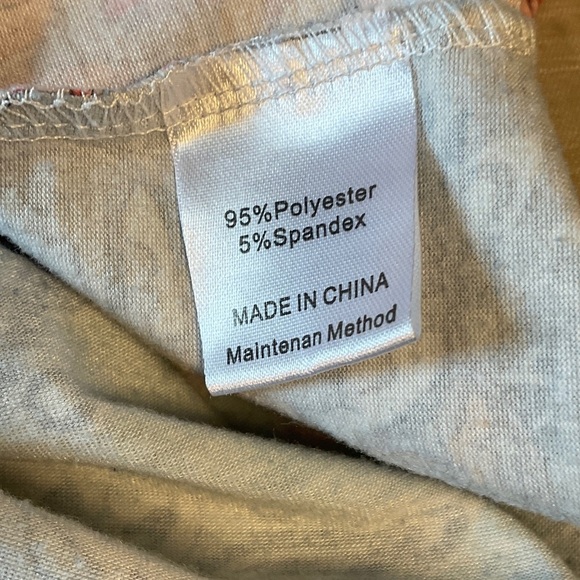 Floral Button-Front Tunic - Blue and Orange - Picture 7 of 8